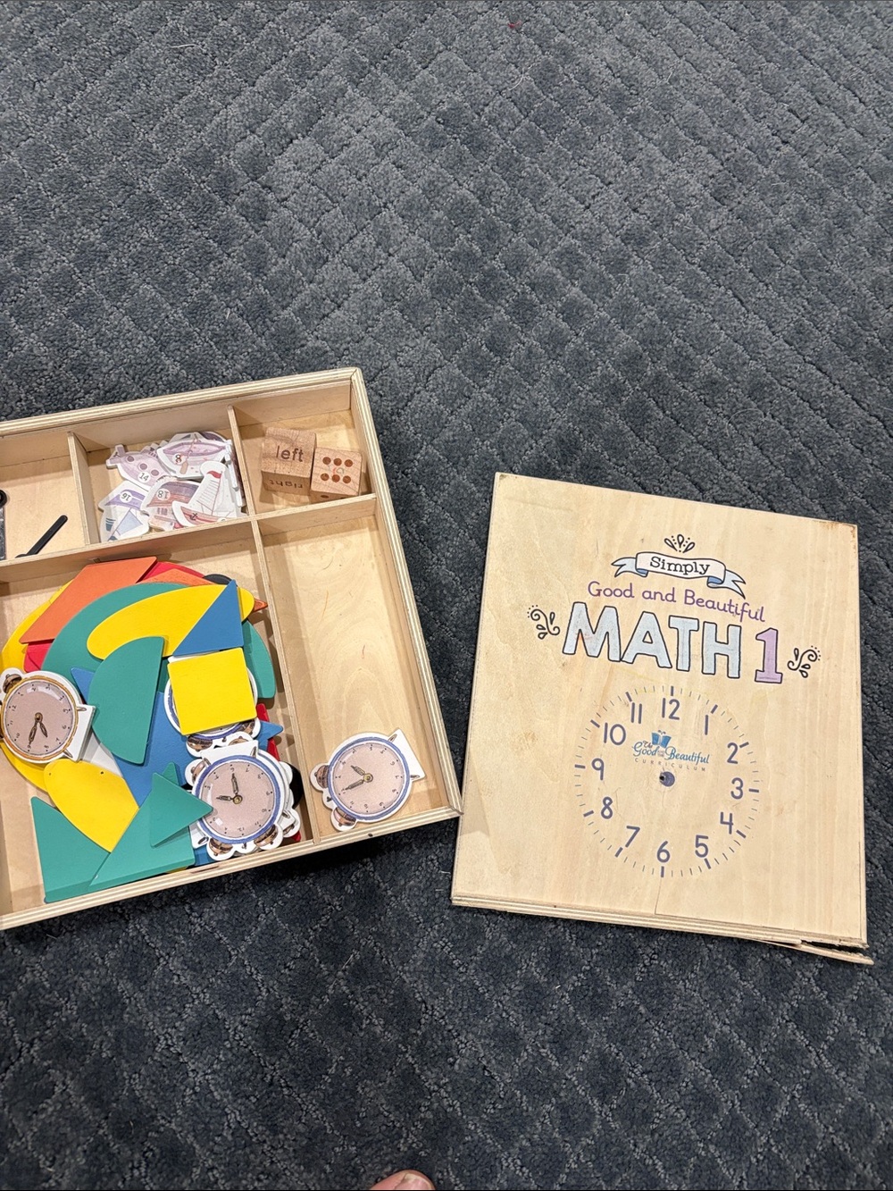 Simply Good and Beautiful Math 1 Learning Kit - Multicolor